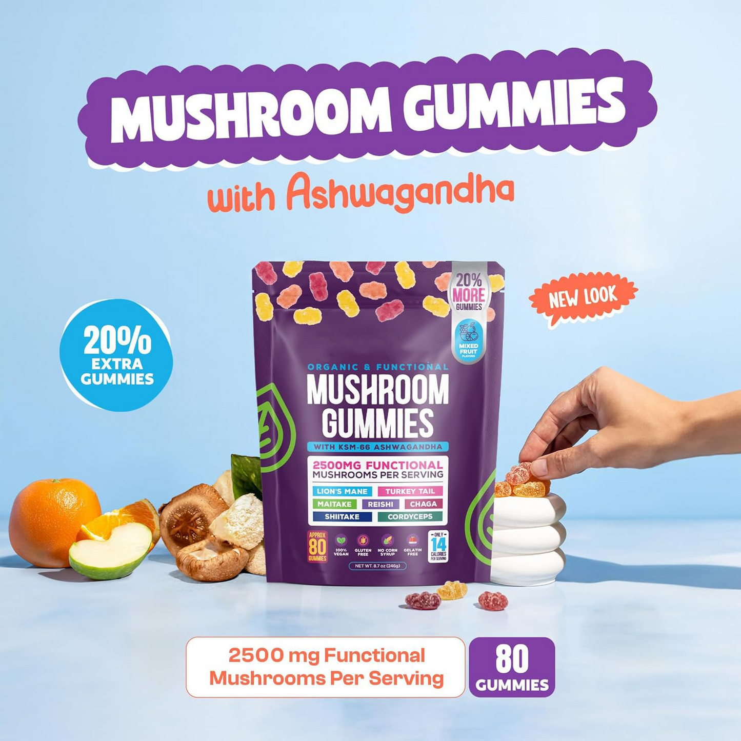 Mushroom Wellness Gummies